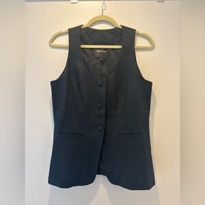 Madewell Black Vest